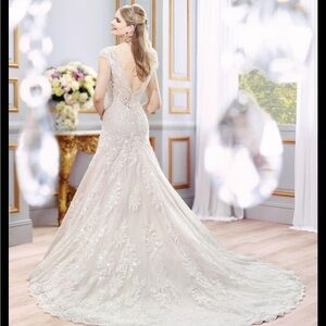 Moonlight Bridal Lace Wedding Dress in Ivory